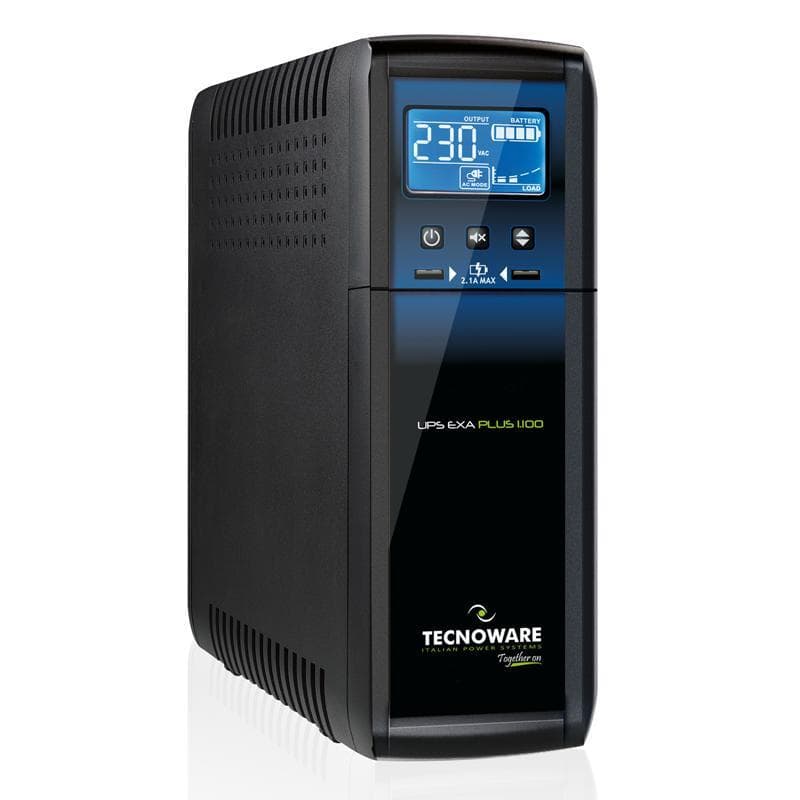 TECNOWARE UPS EXA PLUS 1100 IEC TOGETHER ON