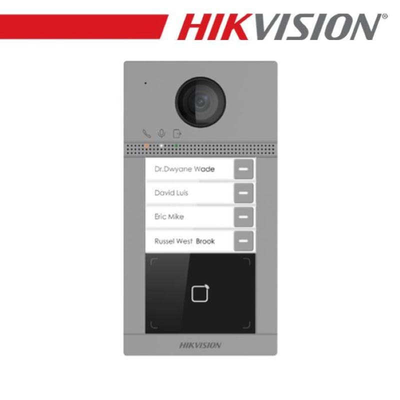HIKVISION 4 Buttons Metal Villa Door Station - DS-KV8413-WME1(C)