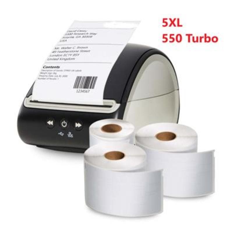 ROTOLO da 450 ETICHETTE ADESIVE BIANCHE NFC COMPATIBILI DYMO 64mm x 19mm (1933085)