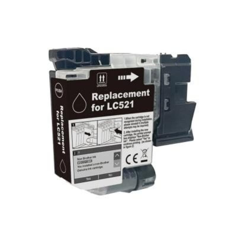 BROTHER CARTUCCIA LC521BK NERO 0.5K COMPATIBILE