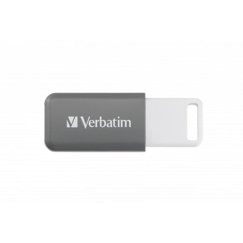 PEN DRIVE 128GB VERBATIM USB 2.0 DataBar grigia