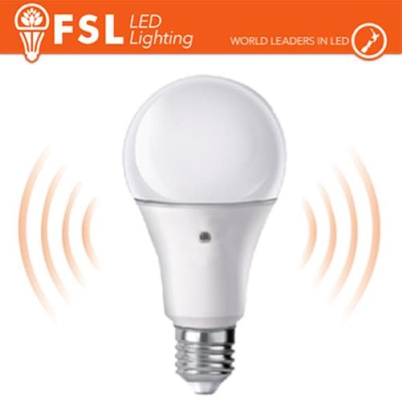 FSL Lampada LED con Doppio Sensore Crepuscolare 9W 4000K