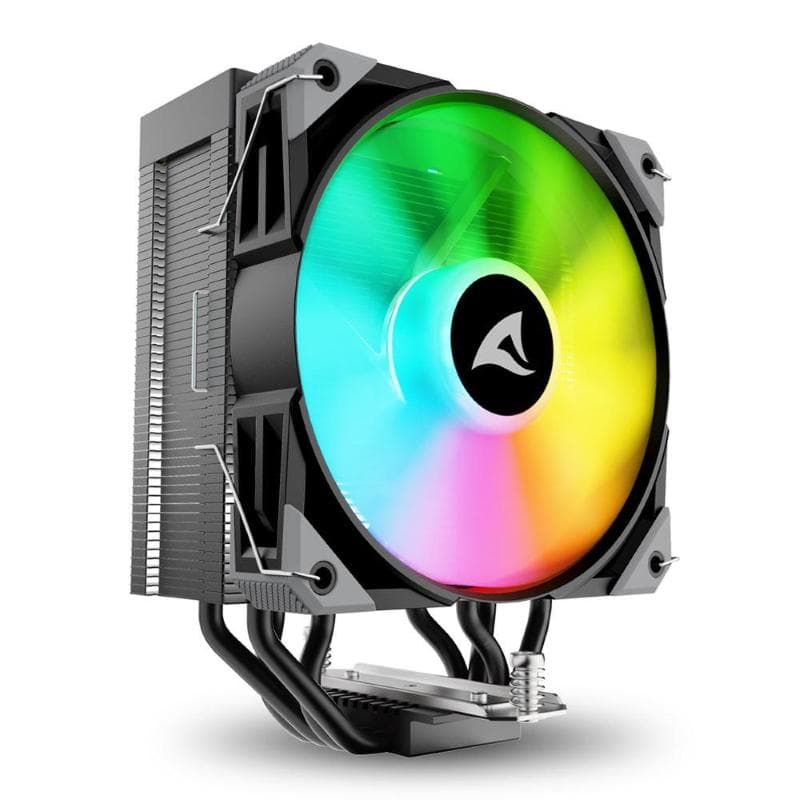 SHARKOON DISSIPATORE AD ARIA 1X 120MM ARGB PWM FAN, 4X COPPER PIPES, DIRECT TOUCH, TDP 220W, EFFETTO
