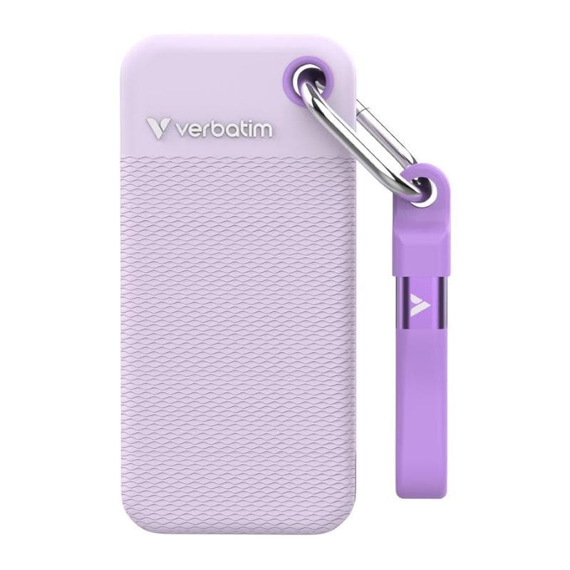 Pocket SSD USB 3.2 Gen 2 1TB Purple incl. two rubber sleeves