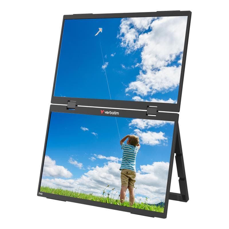 VERBATIM MONITOR 15,6" Portable Dual Monitor Essentials