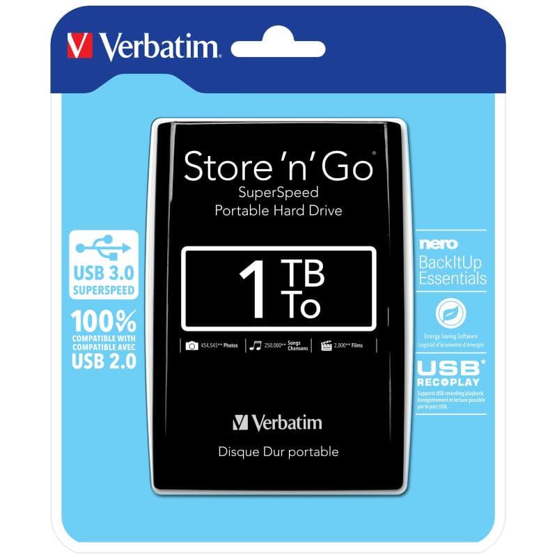 Store�N�Go 2,5" (6.35CM) 1TB USB 3.0 Black