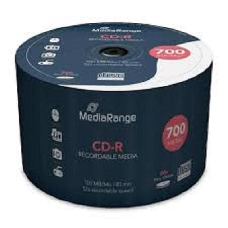 CD-R 700MB 52x Shrink 50pz MediaRange