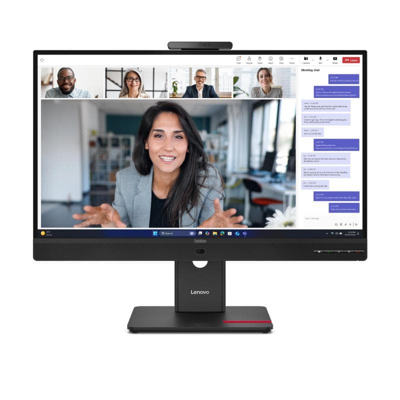 LENOVO MONITOR 23,8" LED IPS 16:9 FHD 6 MS 250 CDM, WEBCAM, PIVOT, VGA/DP/HDMI, MULTIMEDIALE, T24-4v