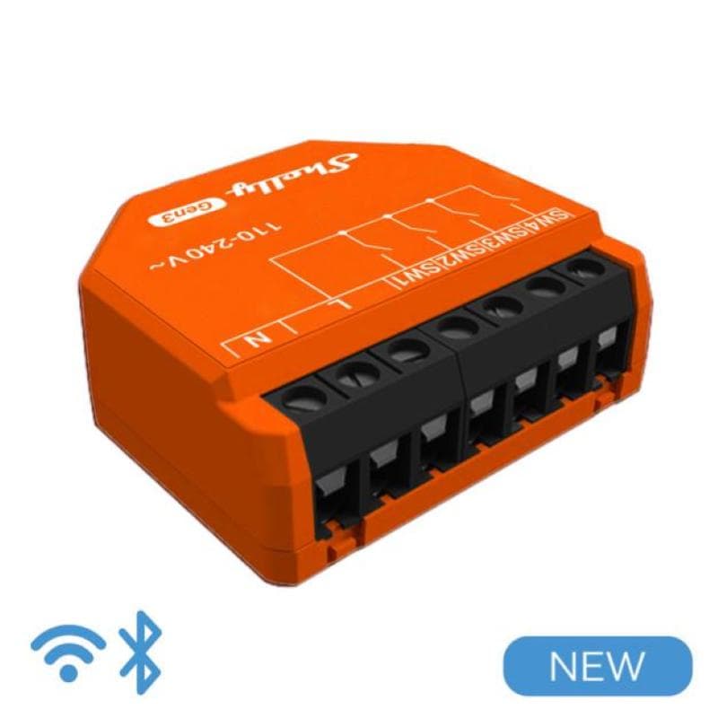 Shelly I4 Gen 3 - Smart Control 4 input AC WiFi/BT