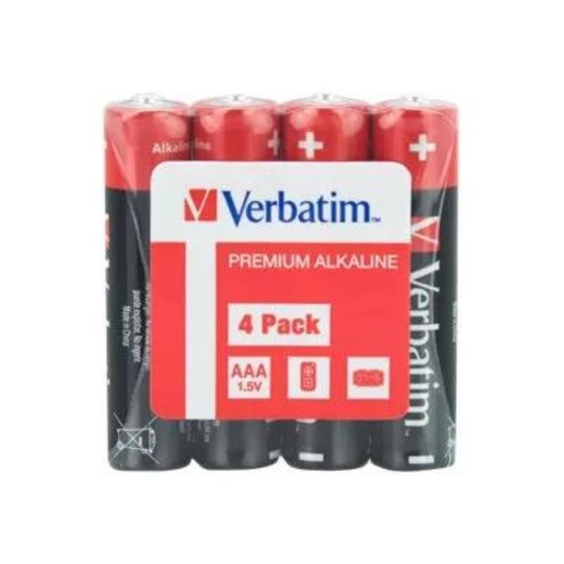 MINISTILO AAA ALCALINA VERBATIM (MN2400 \ LR03 - 4ba) 1.5V (SHRINK WRAP)