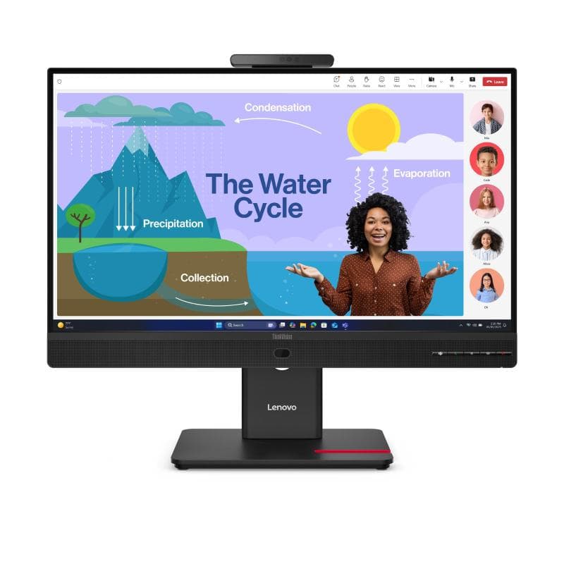 LENOVO MONITOR 23,8" LED IPS 16:9 FHD 6 MS 250 CDM, PIVOT, USB-C DOCK, WEBCAM, DP/HDMI, MULTIMEDIALE,