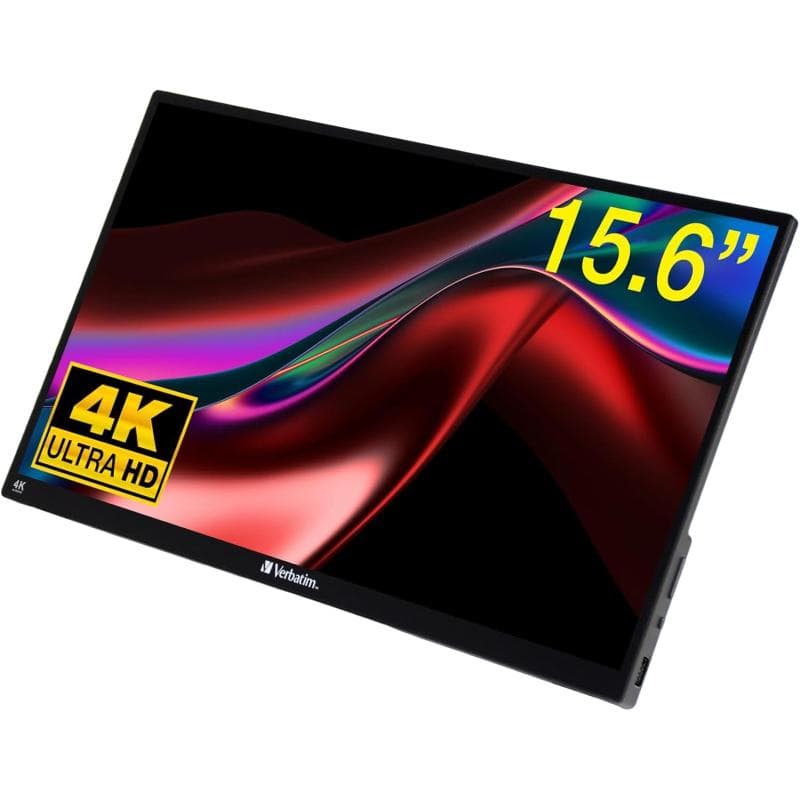 VERBATIM MONITOR 15,6" Ultra HD 4K Portable Touch PMT-15 - Metal Housing