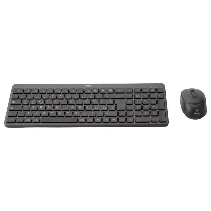TASTIERA + MOUSE ITEK Wireless "DEC WS0" - Wireless 2.4G & Bluetooth, Mouse ottico 1600DPI, Tastiera low profile 10 - ITKMDECWS0