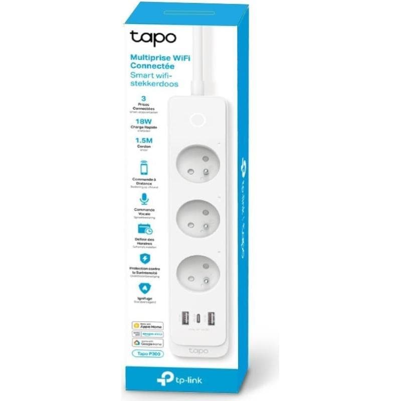 Tapo-TP Link Multipresa Smart Schuko Wi-Fi P300