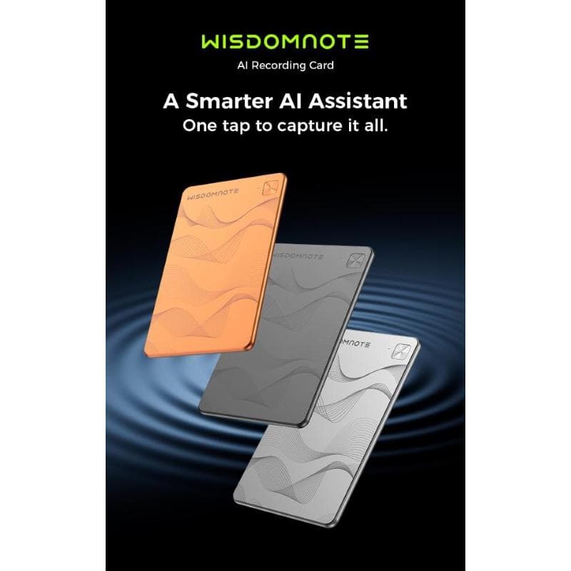 Devia WISDOMUSE NOTE �" Dispositivo AI per Registrazione, Traduzione Globale e Sintesi Intelligente Arancione