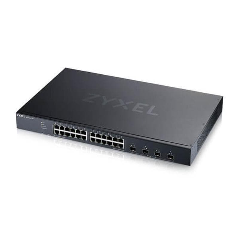 ZYXEL SWITCH WEB MANAGED LAYER 3 LITE, 24 PORTE GIGABIT + 4 PORTE 10GBE SFP+ - IPV6, VLAN, QOS, IGMP