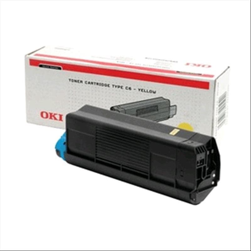 OKI TONER TYPE C6 GIALLO 5K ORIGINALE