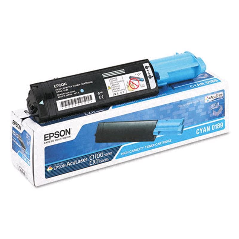 EPSON TONER S050189 CIANO 4K ORIGINALE - C1100, CX11