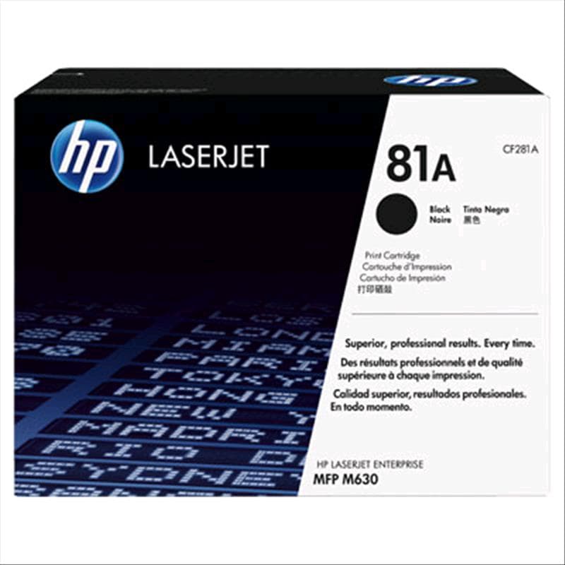 HP TONER 81A NERO 10.5K ORIGINALE