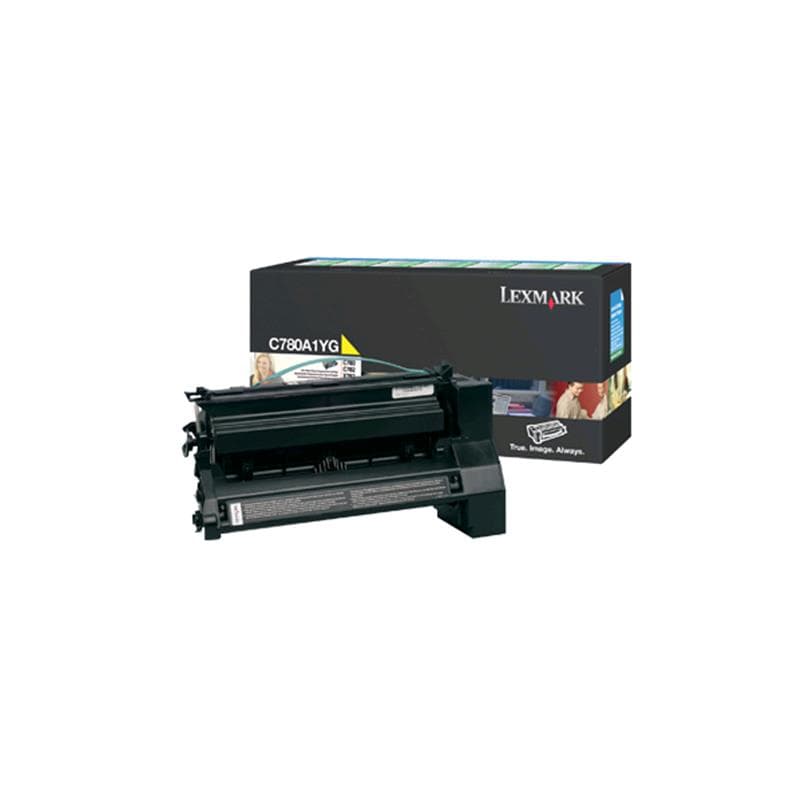 LEXMARK TONER c780 c782 x780 x782 GIALLO 6K ORIGINALE RETURN
