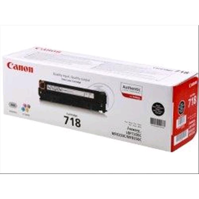 CANON TONER 718BK NERO 3.4K ORIGINALE