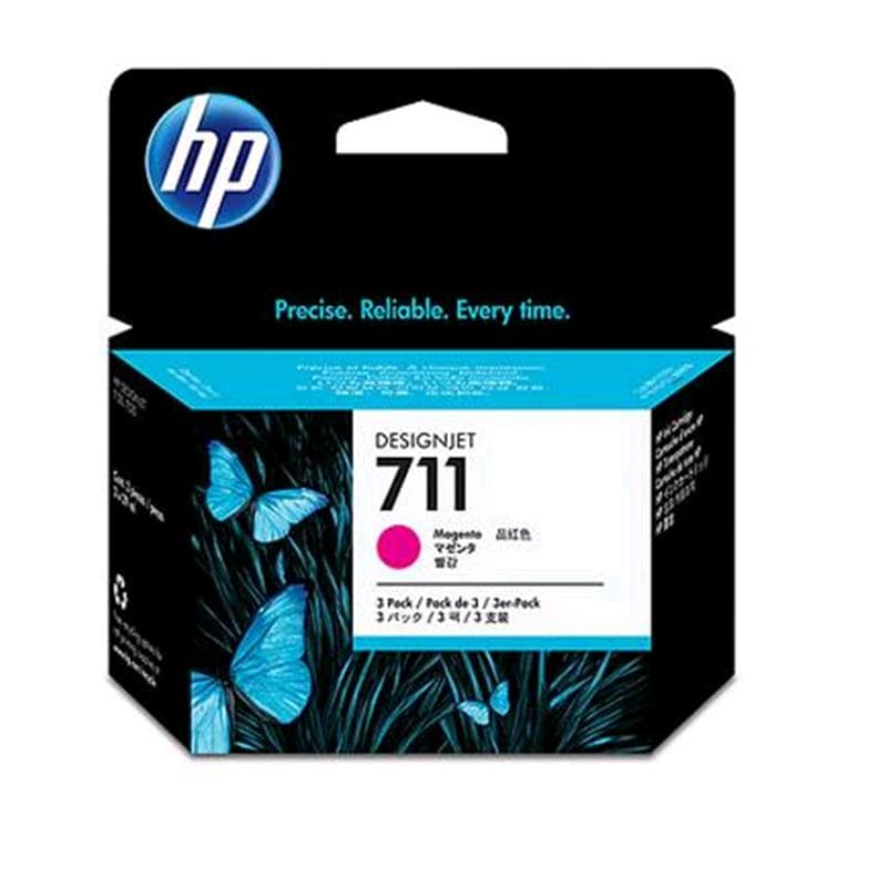 HP CARTUCCIA 711 MAGENTA 29ml ORIGINALE Conf.3pz