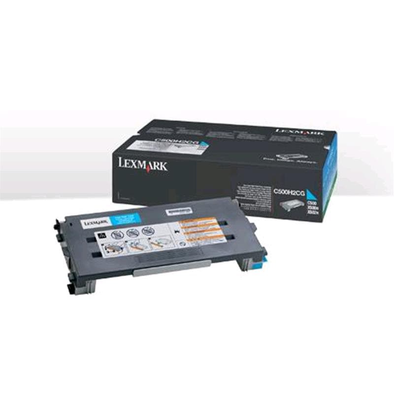 LEXMARK TONER c500 x500 x502 CIANO 3K ORIGINALE