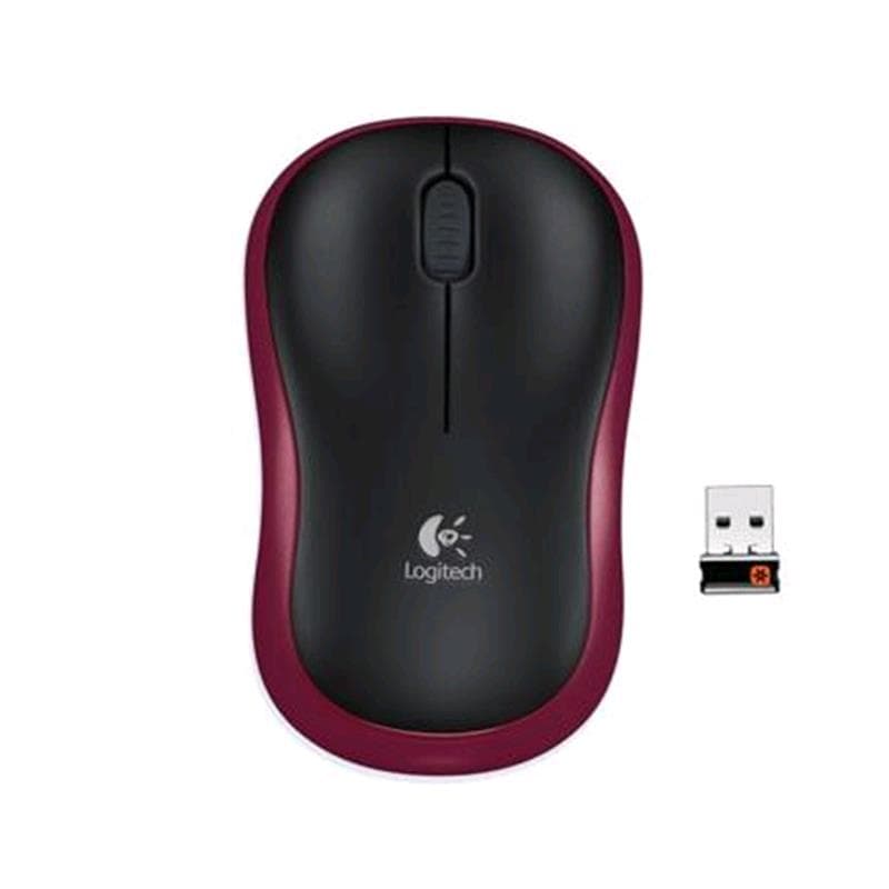 LOGITECH MOUSE M185 WIRELESS Red