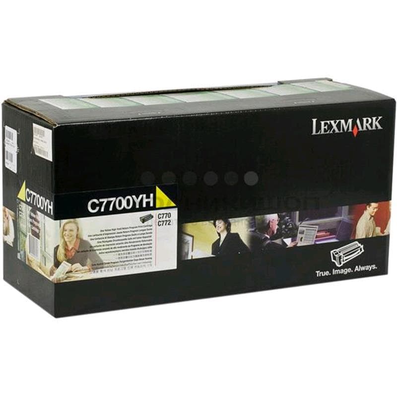 LEXMARK TONER c770 c772 x772 GIALLO 10K ORIGINALE RETURN