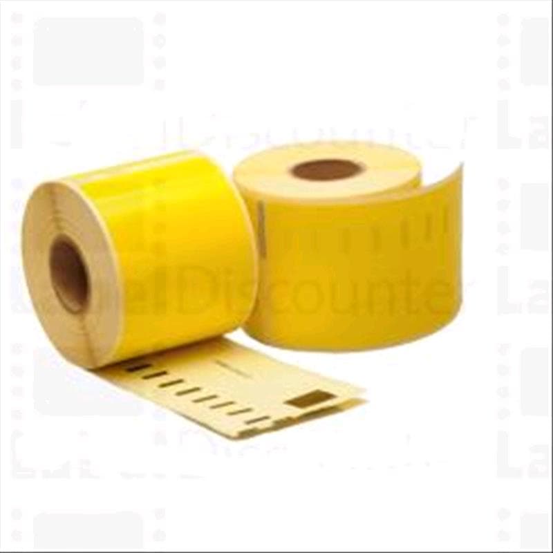 ROTOLO da 220 ETICHETTE ADESIVE GIALLE COMPATIBILE DYMO 101mm x 54mm (99014Y) - MINIMO 20pz
