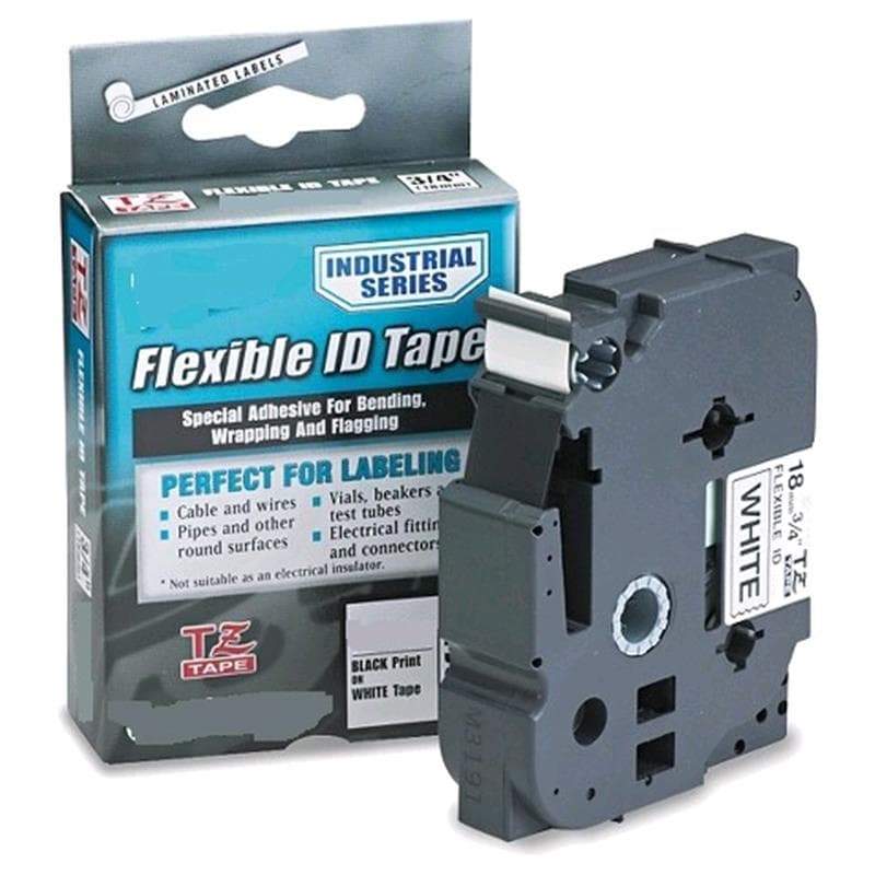 BROTHER NASTRO BLU SU BIANCO 9mm x 8mt TZe223 LAMINATO COMPATIBILE