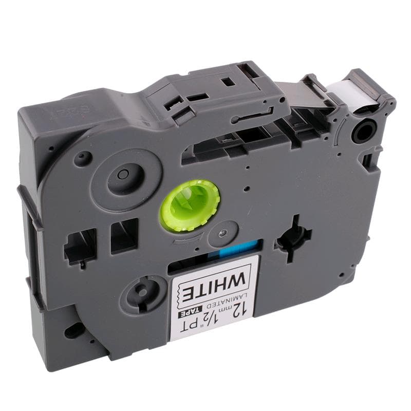 BROTHER NASTRO NERO su GIALLO 9mm x 8mt FLESSIBLE TZeFX621 COMPATIBILE