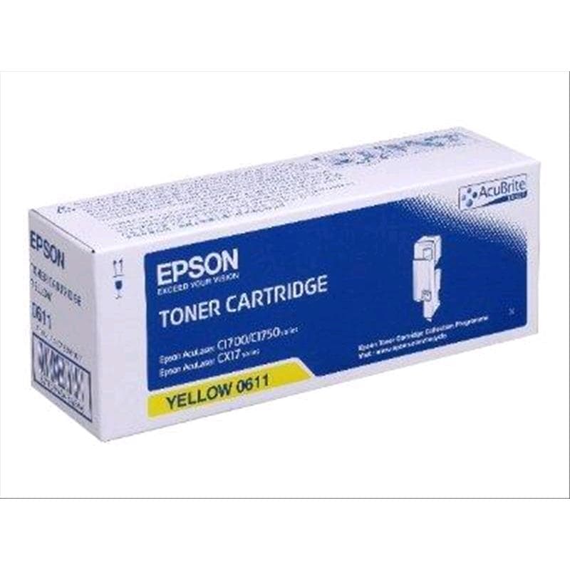 EPSON TONER 0611 GIALLO 1.4K ORIGINALE