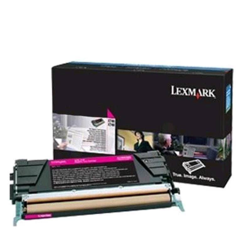LEXMARK TONER x74x MAGENTA 7K ORIGINALE CORPORATE