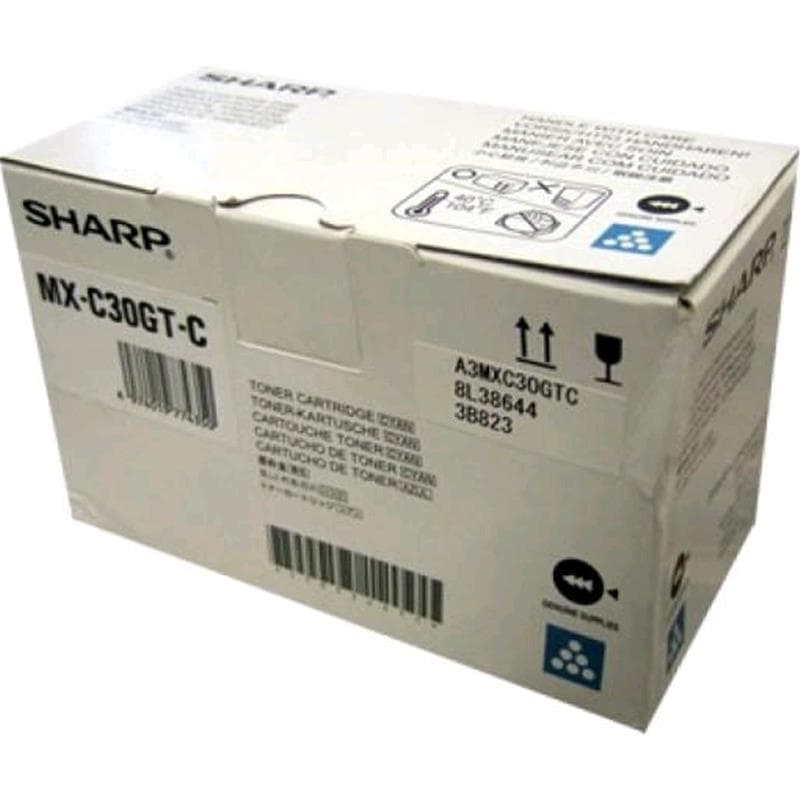 SHARP TONER MX-C30GTC CIANO 6K ORIGINALE