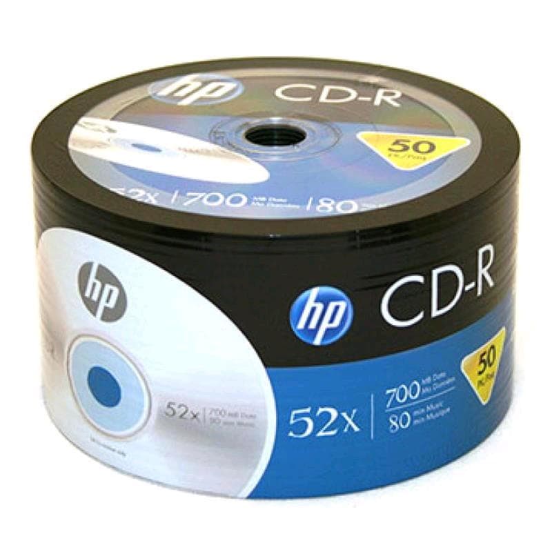 CD-R 700MB 52x Shrink 50pz HP - 69300