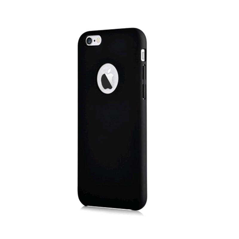 Cover C.E.O in Microfibra con Vista Logo Apple iPhone 6/6S Plus Nera