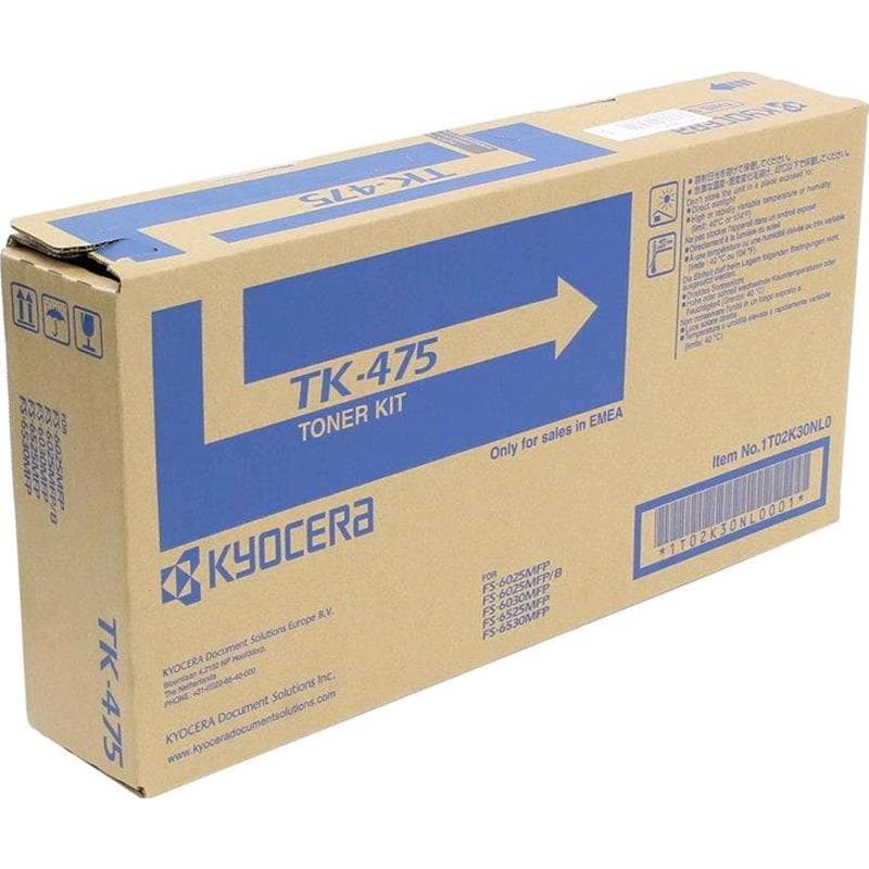 KYOCERA TONER TK-475 NERO 15K ORIGINALE #1T02BX0EU0#TK-17