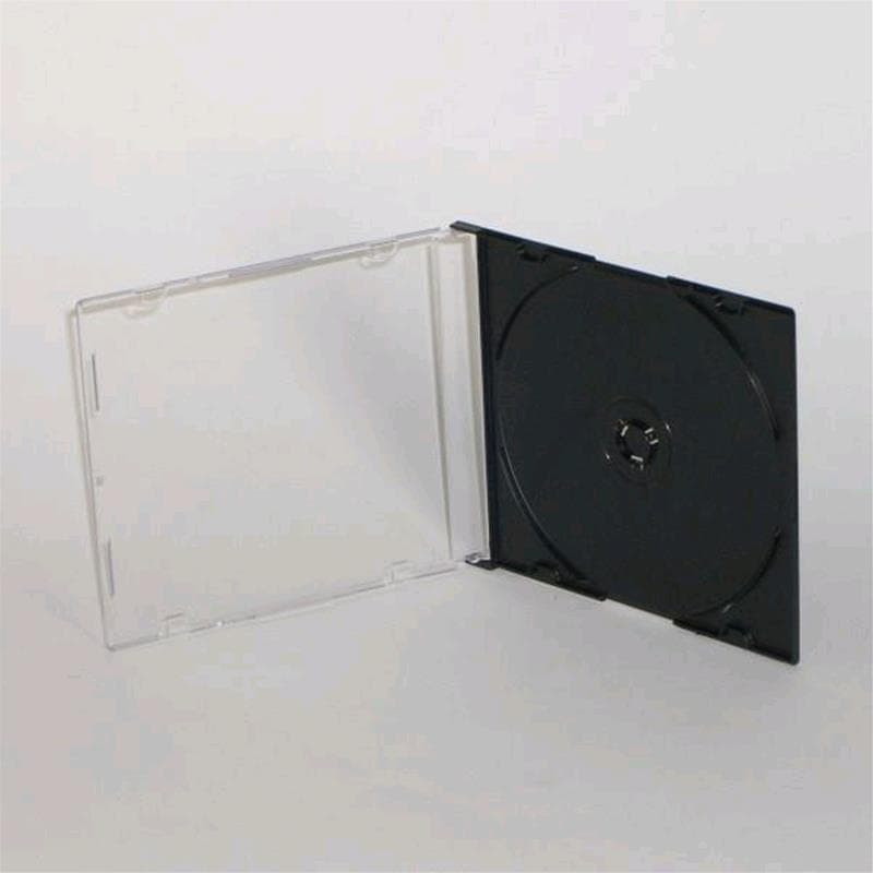 CUSTODIA 5.2mm CD SLIM SINGOLA TRAY NERO Macchinabile Conf.50pz