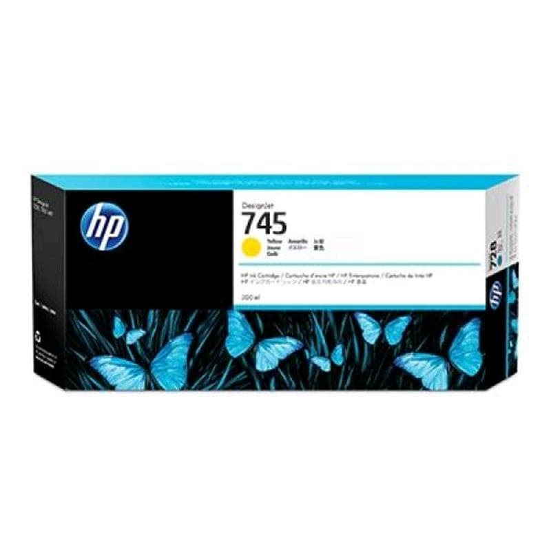 HP CARTUCCIA 745 GIALLO 300ml ORIGINALE