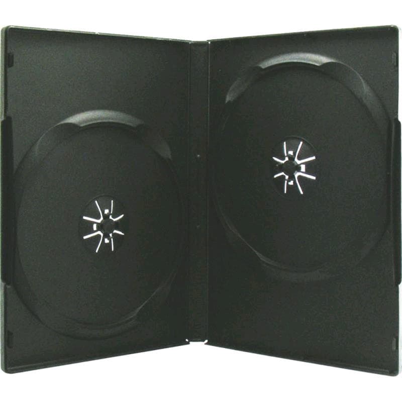 CUSTODIA 14mm DVD DOPPIA NERA Conf.50pz