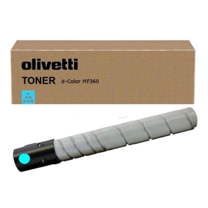OLIVETTI TONER D-COLOR MF360 CIANO 26K ORIGINALE