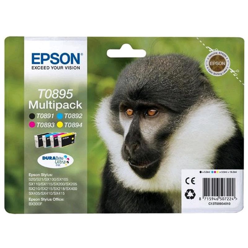 EPSON CARTUCCIA T0895 MULTIPACK ORIGINALE - SCIMMIA
