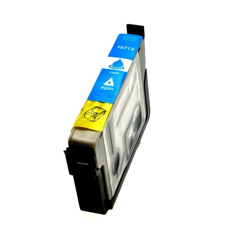 EPSON CARTUCCIA T0712 CIANO 12ml COMPATIBILE - GHEPARDO