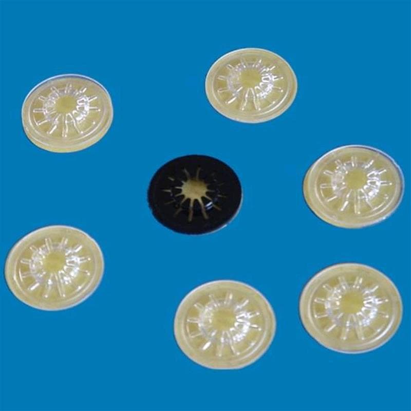 ROSETTE ADESIVE NERA LUCIDE PORTACD per RIVISTE Conf.500pz