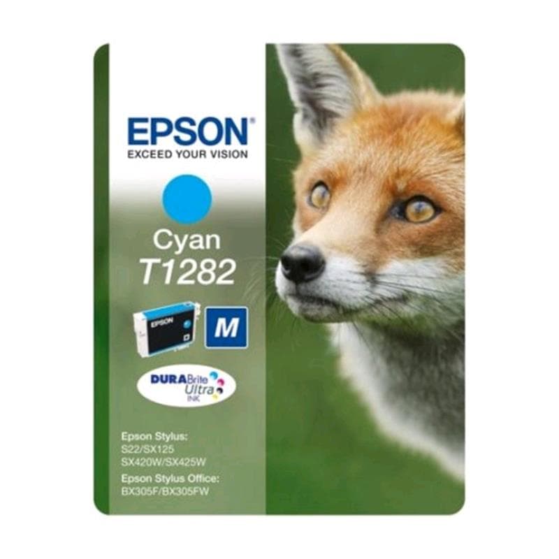 EPSON CARTUCCIA T1282 CIANO 3.5ml ORIGINALE - VOLPE