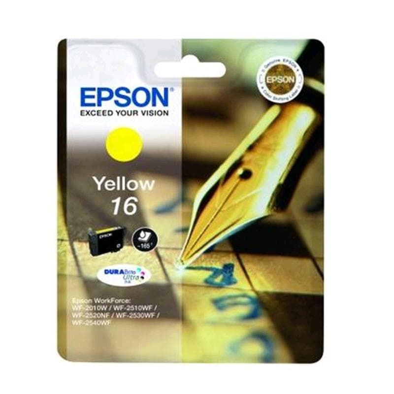 EPSON CARTUCCIA 16 GIALLO 3ml ORIGINALE - PENNA E CRUCIVERBA