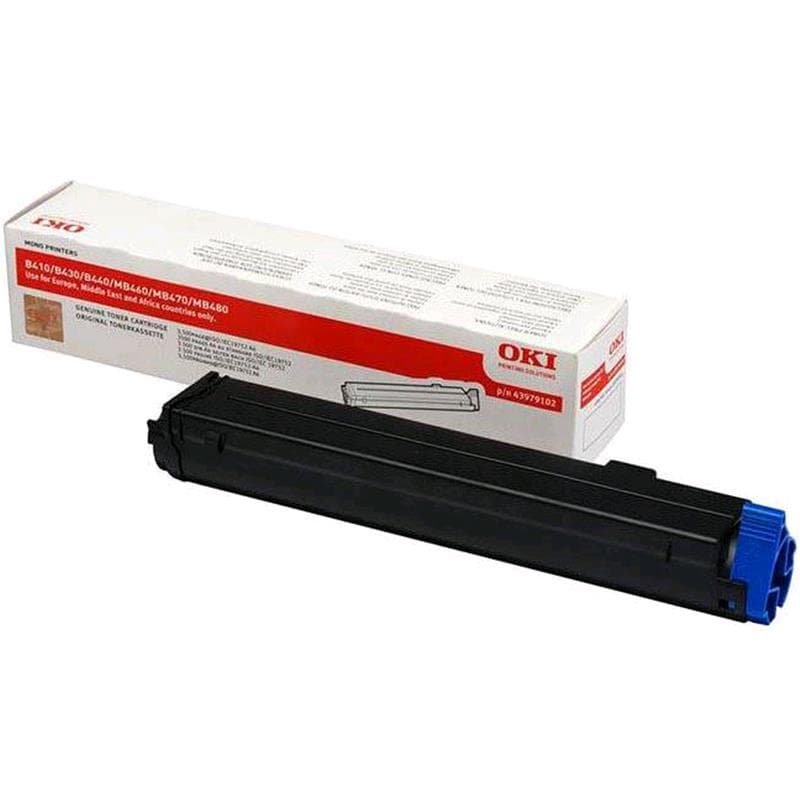 OKI TONER B410/B430/B440 NERO 3.5K ORIGINALE