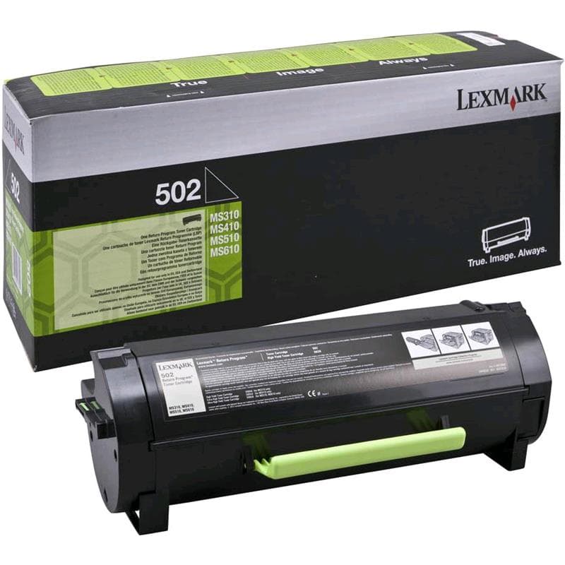 LEXMARK TONER 502 NERO 1.5K ORIGINALE RETURN