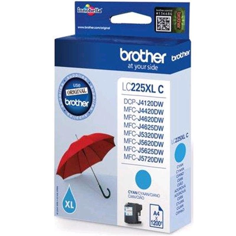 BROTHER CARTUCCIA LC225XL CIANO 12ml ORIGINALE